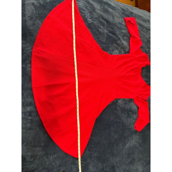 Sunday In Brooklynn Fit and Flare Red Dress Women's Size XS - Picture 9 of 10